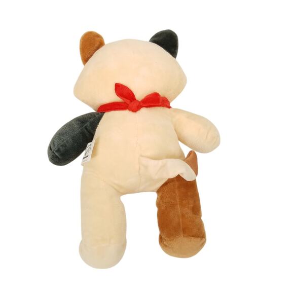 Applause Tan Multicolor Cat Kitten Plush Stuffed Animal Toy Embroidered Eyes - Picture 3 of 6